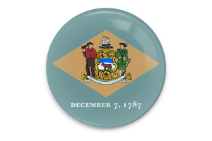 Arte Vetorial da Bandeira de Delaware flag