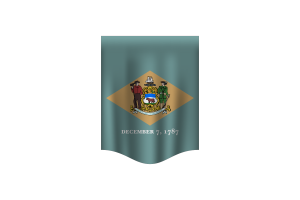 Bandeira de Delaware Banner flag