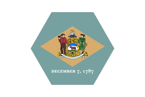 Bandeira de Delaware Vetorial Grátis | SVG e PNG flag
