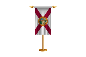 Florida Ceremonial Flag Vector Free flag