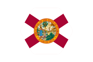 Florida Flag Vector Illustration flag