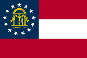 Emblema da Geórgia flag