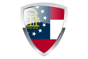 Bandeira do Escudo da Geórgia flag