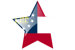 Ícone de Estrela da Bandeira da Geórgia flag