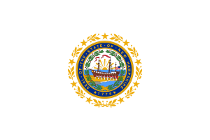 Emblem von New Hampshire flag
