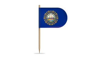 New Hampshire-Flagge für Schreibtisch, Tisch flag