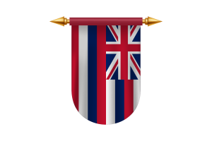 Hawaii Flag Emblem Vector Images flag