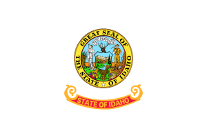 Emblem of Idaho flag