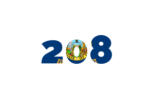 Idaho Area Codes flag