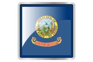 Idaho Flag Square icon flag