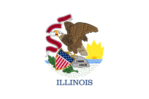 Bandera de Illinois flag