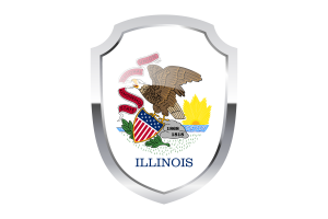 Logo del Escudo de Illinois flag