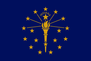 Flag of Indiana flag