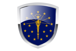 National Flag of Indiana Clipart flag