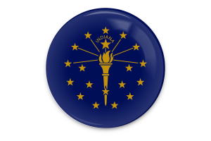 Indiana Flag Vector Art flag