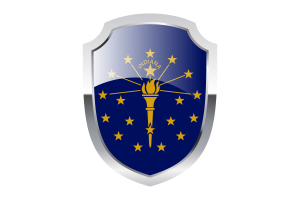Indiana Shield Logo flag