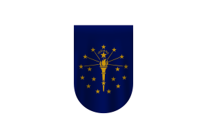 Indiana Flag Vector Free Dowanlod (SVG, PNG) flag