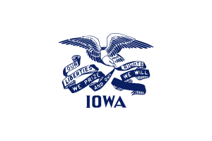 Iowa Flag symbol flag