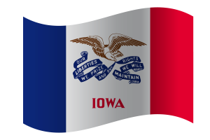 Iowa Flag flag