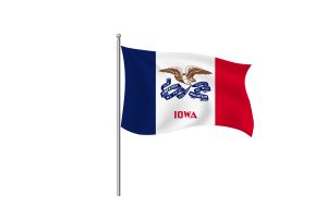 Iowa Flag Clipart flag