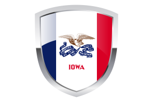  National Flag of Iowa Clipart flag