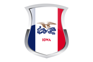 Iowa Pride Flag flag