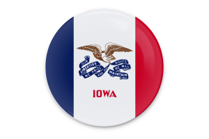 Iowa Flag Vector Art flag