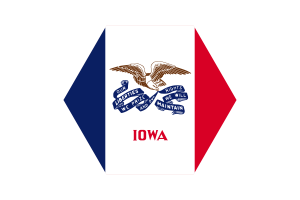Iowa Flag Vector Free | SVG and PNG flag