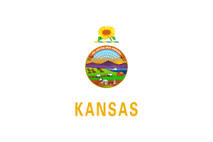 Emblem of Kansas flag