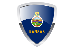 Kansas Shield Flag flag