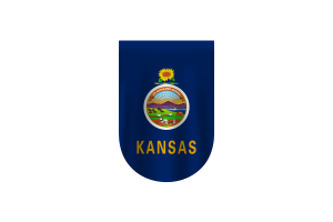 Kansas Flag Vector Free Dowanlod (SVG, PNG) flag
