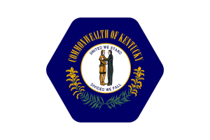 Kentucky Flag Vector Illustration flag