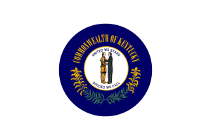 Kentucky Flag Circle Vector Free flag