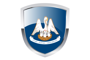 National Flag of Louisiana Clipart flag