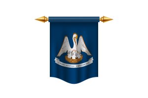 Louisiana Flag Royal Banner flag