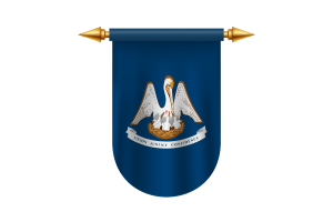 Louisiana Flag Emblem Vector Images flag