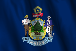National Flag of Maine flag
