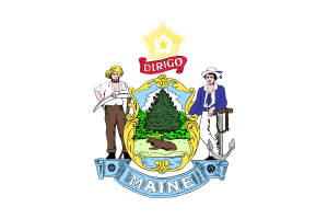 Emblem of Maine flag