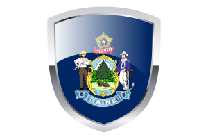 National Flag of Maine Clipart flag