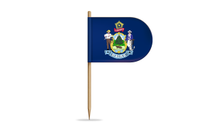 Maine Flag for Desk, Table flag