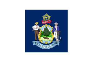 Maine Flag Clipart flag