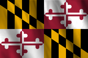 National Flag of Maryland flag