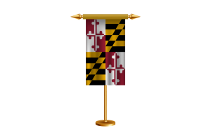 Maryland Ceremonial Flag Vector Free flag