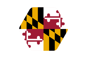 Maryland Flag Vector Illustration flag