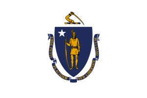 Flag of Massachusetts flag