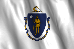 National Flag of Massachusetts flag