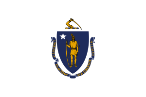 Emblem of Massachusetts flag
