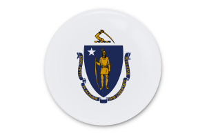 Massachusetts Flag Vector Art flag