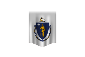 Massachusetts Flag Banner flag