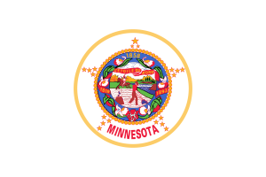 National Emblem of Minnesota flag